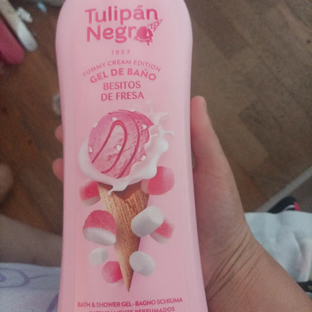 gel douche "baisers de fraise"